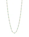 Gigi Clozeau 18k Yellow Gold Classic Gigi Resin Bead Collar Necklace, 16.5 In Jade