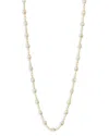 Gigi Clozeau 18k Yellow Gold Classic Gigi Resin Bead Collar Necklace, 16.5 In Opal