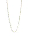 Gigi Clozeau 18k Yellow Gold Classic Gigi Resin Bead Collar Necklace, 16.5 In White