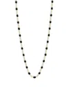 Gigi Clozeau 18k Yellow Gold Classic Gigi Resin Bead Collar Necklace, 17.7 In Black/gold