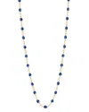 Gigi Clozeau 18k Yellow Gold Classic Gigi Resin Bead Collar Necklace, 17.7 In Blue/gold