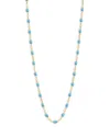Gigi Clozeau 18k Yellow Gold Classic Gigi Turquoise Necklace In Turquoise/gold