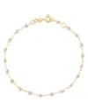 Gigi Clozeau 18k Yellow Gold Classic Gigi Resin Bracelet In Sparkle