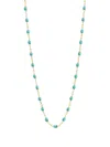 Gigi Clozeau 18k Yellow Gold Classic Gigi Turquoise Necklace In Brown