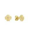 Gigi Clozeau 18k Yellow Gold Diamond Classic Gigi Clover Lumiere Earrings