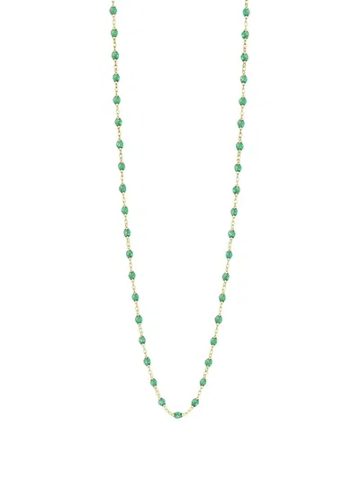 Gigi Clozeau 18k Yellow Gold Gigi Beaded Necklace In Multi