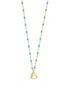 Gigi Clozeau 18k Yellow Gold Mini Gigi Lucky Heart Resin Bead Pendant Necklace, 15-3-15.7 In Gold