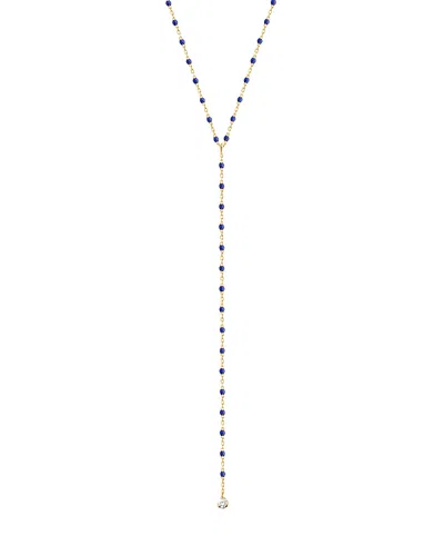 Gigi Clozeau 18k Yellow Gold Mini Gigi Party Diamond Y Necklace, 0.04 Tcw
