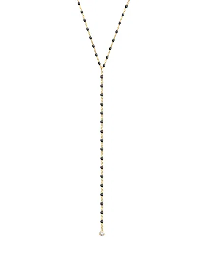 Gigi Clozeau 18k Yellow Gold Mini Gigi Party Diamond Y Necklace, 0.04 Tcw