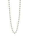 Gigi Clozeau 18k Yellow Gold Sautoir Beaded Necklace, 34 In Black/gold