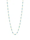 Gigi Clozeau 18k Yellow Gold Turquoise Necklace In Brown