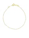 Gigi Clozeau 18kt Yellow Gold Bead Classic Gigi Bracelet In Yg/wht