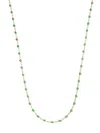 Gigi Clozeau 18kt Yellow Gold Classic Beaded Necklace In Gold