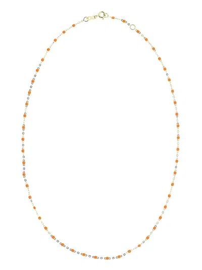 Gigi Clozeau 18kt Yellow Gold Classic Gigi Necklace In Yg/pppy