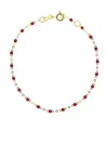 Gigi Clozeau 18kt Yellow Gold Classic Gigi Poppy Beaded Bracelet In Gold