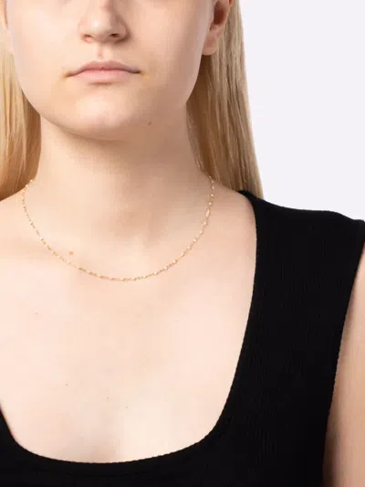 Gigi Clozeau 18kt Yellow Gold Opal Necklace In White