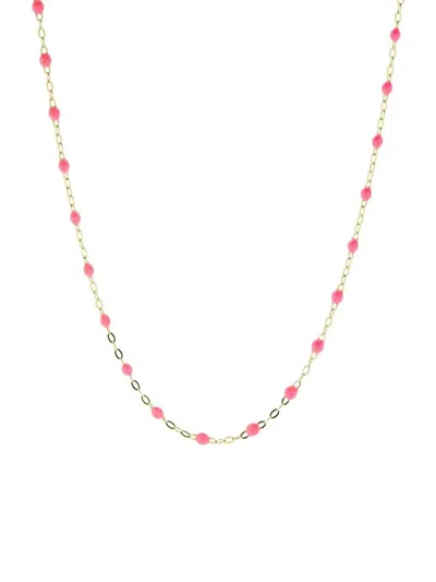 Gigi Clozeau 18kt Yellow-gold Classic Gigi Beaded Sautoir Necklace In Multi