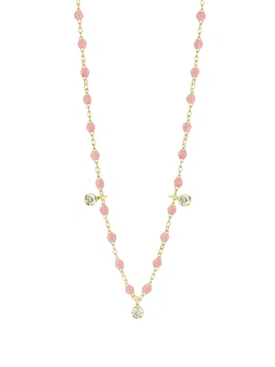 Gigi Clozeau Gigi Supreme Classic Diamond Necklace In Pink
