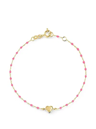 Gigi Clozeau Mini Gigi Heart-pendant Bracelet In Gold