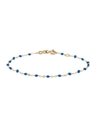 Pre-owned Gigi Clozeau Resin Classic Bracelet, 6.5" In Multi