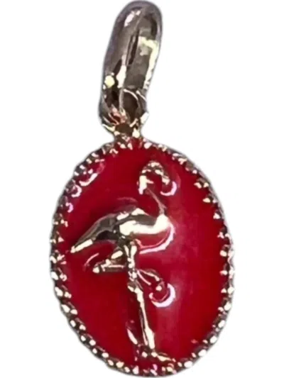 Gigi Clozeau Women's Resin Flamingo Pendant In Poppy In Red