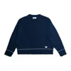 Gigi Knitwear Women's Blue Lara Charm Sweater In Navy & Ivory In Blue
