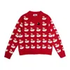 Gigi Knitwear Women's Ugly Duckling Sweater In Red In Red