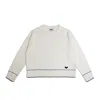 Gigi Knitwear Women's White Lara Charm Sweater In Ivory & Navy In White