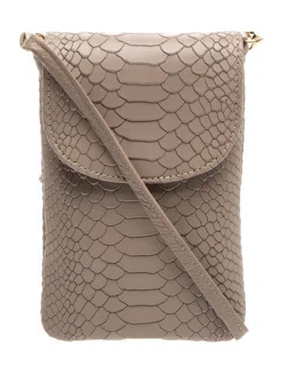 Pre-owned Gigi Leather Bucket Bag In Neutral