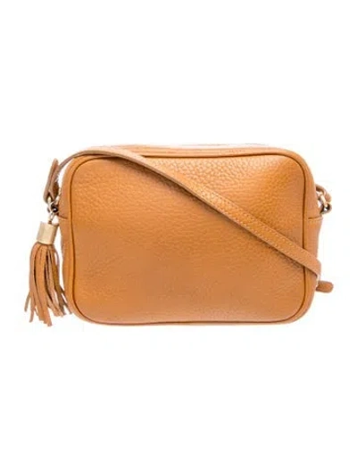 Pre-owned Gigi Leather Crossbody Bag In Brown