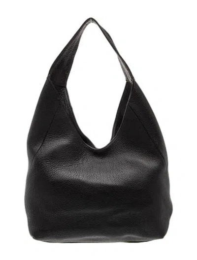 Pre-owned Gigi Leather Shoulder Bag In Black