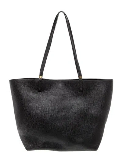 Pre-owned Gigi Leather Tote In Black