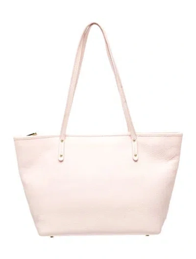 Pre-owned Gigi Leather Tote In Pink