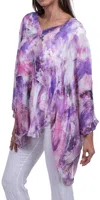 Gigi Moda Adele Silk Tunic In Lavender In Purple