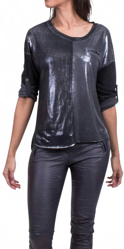 Gigi Moda Alicia Blouse Sweater In Black