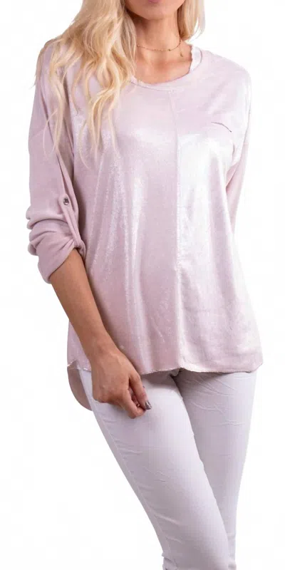 Gigi Moda Alicia Blouse Sweater In Pink