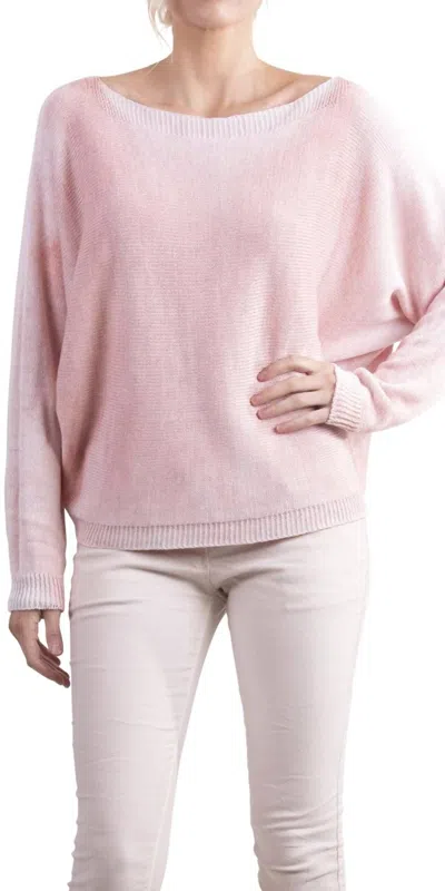 Gigi Moda Argento Long Lseeve Sweater In Pink