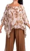 Gigi Moda Aria Orchid Kaftan In Camel In Brown