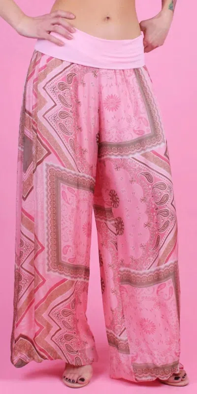 Gigi Moda Aspen Bandana Pant In Pink