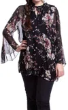 Gigi Moda Bailey Silk Blouse In Black In Black