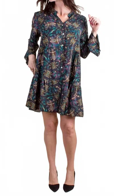 Gigi Moda Bambolina Dress In Black In Multi