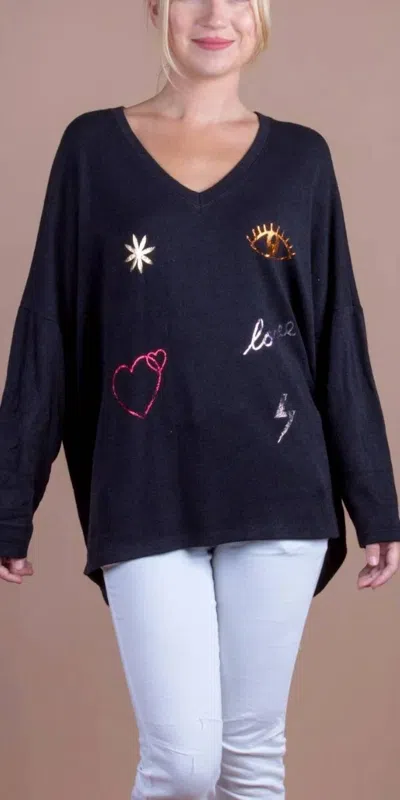 Gigi Moda Cadenza Sweater In Black