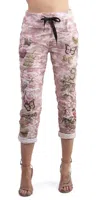 Gigi Moda Celina Army Straight Pants In Pink In Pink