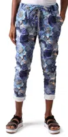 Gigi Moda Cerchio Tie-waist Pants In Blue In Blue