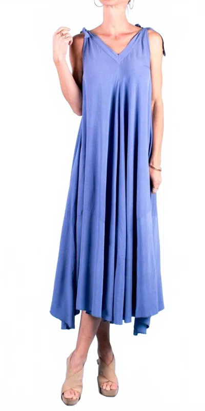 Gigi Moda Da Amico Maxi Dress In Blue