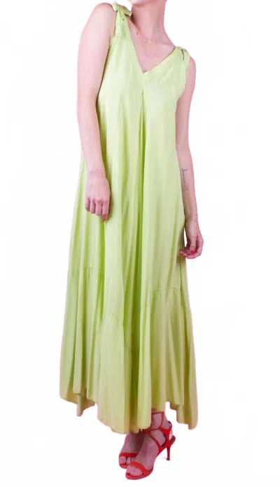 Gigi Moda Da Amico Maxi Dress In Lime In Green