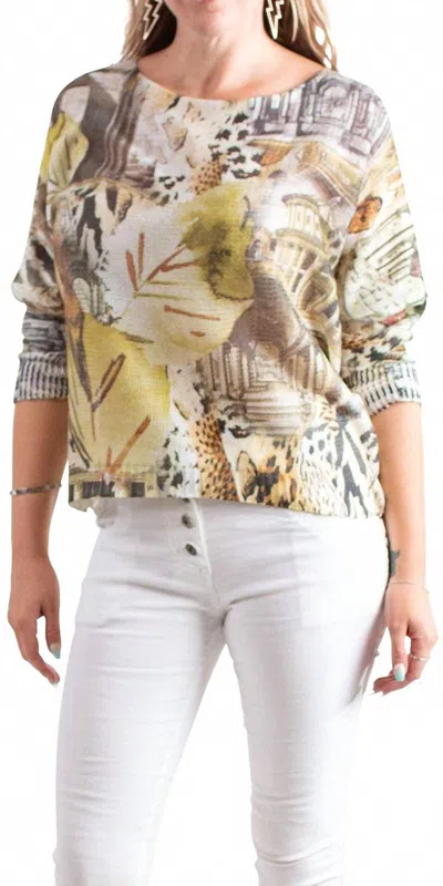 Gigi Moda Donatella City Sweater In Mustard In Neutral