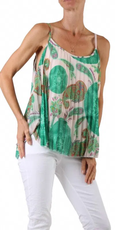 Gigi Moda Edie Tank Top In Olive In Green