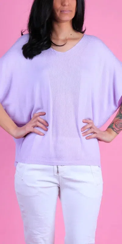 Gigi Moda Elsa Knit Top In Lavender In Purple