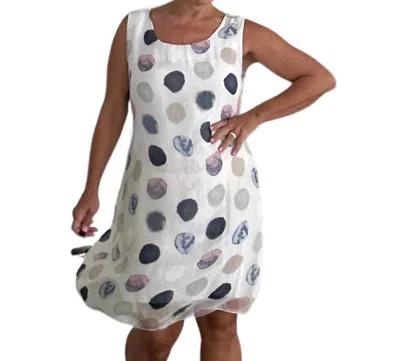 Gigi Moda Eva Silk Mini Dress In White